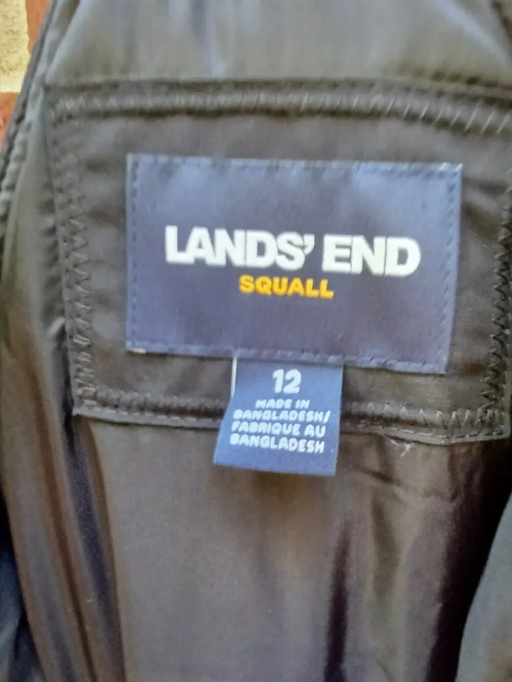Lands End Snowsuit with Iron Knees (Black) Size 12